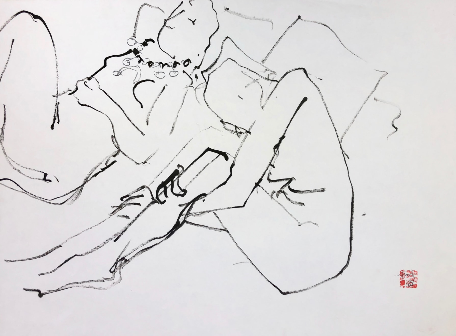 Freeman W. Butts, Figurative Artwork by Freeman W. Butts (1928-1998)