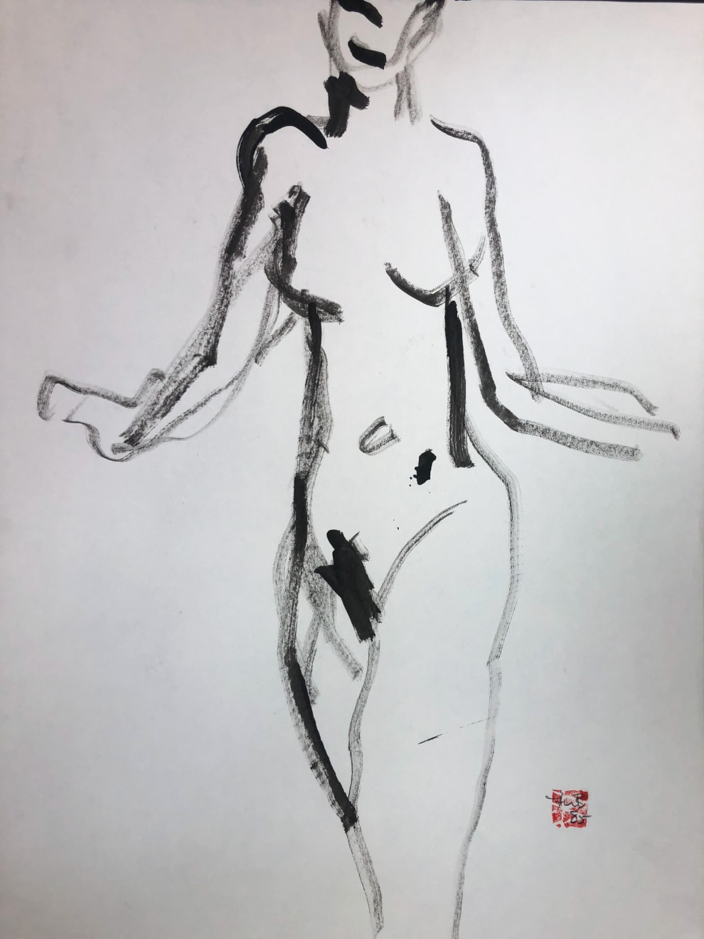 Freeman W. Butts, Figurative Artwork by Freeman W. Butts (1928-1998)