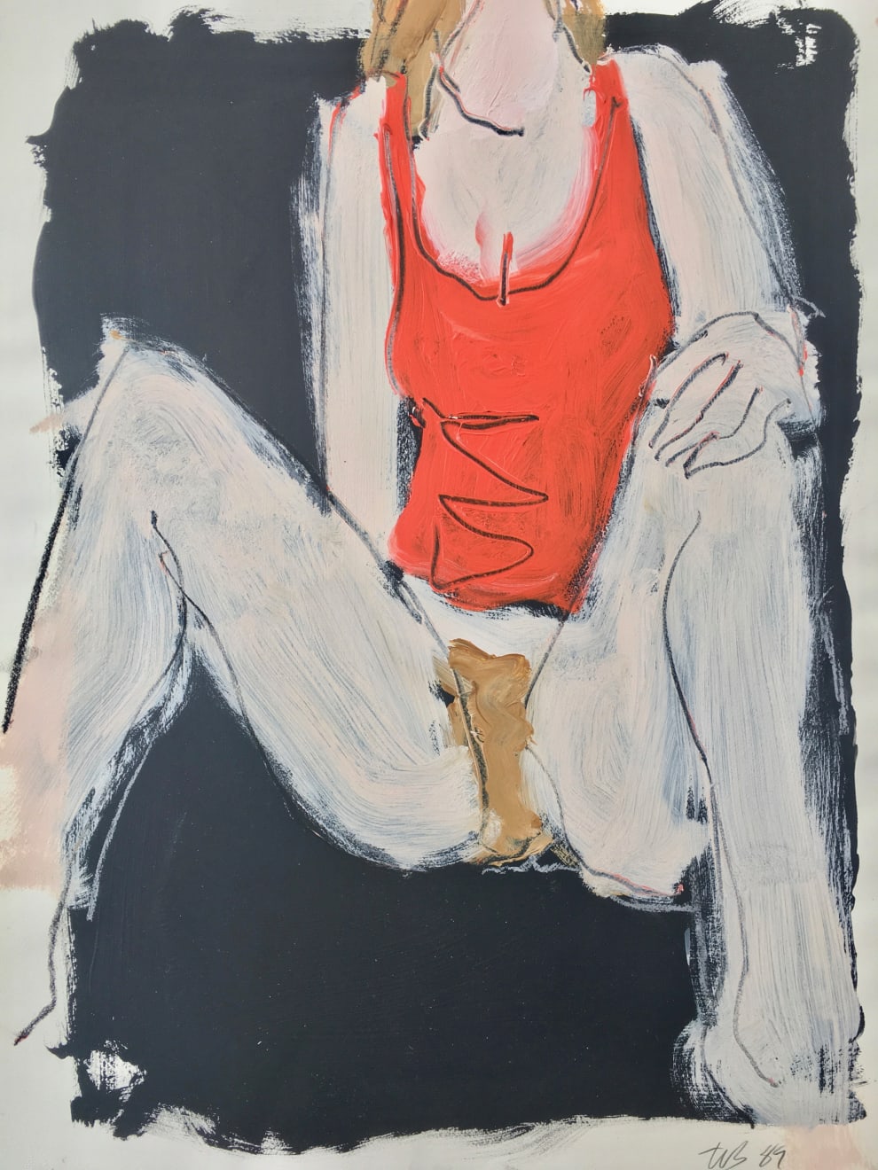 Freeman W. Butts, Untitled: Orange Top