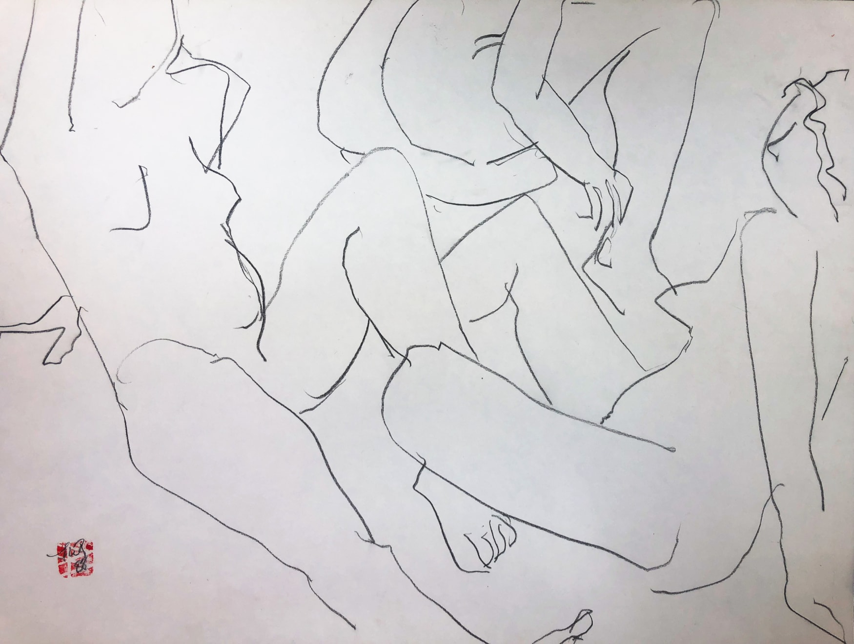 Freeman W. Butts, Figurative Artwork by Freeman W. Butts (1928-1998)