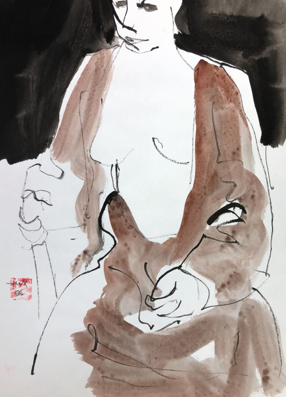 Freeman W. Butts, Figurative Artwork by Freeman W. Butts (1928-1998), 1990s