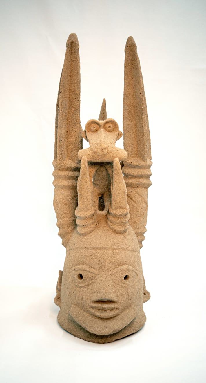 King Paris, Monkey Spirit, Helmet Mask, 2025