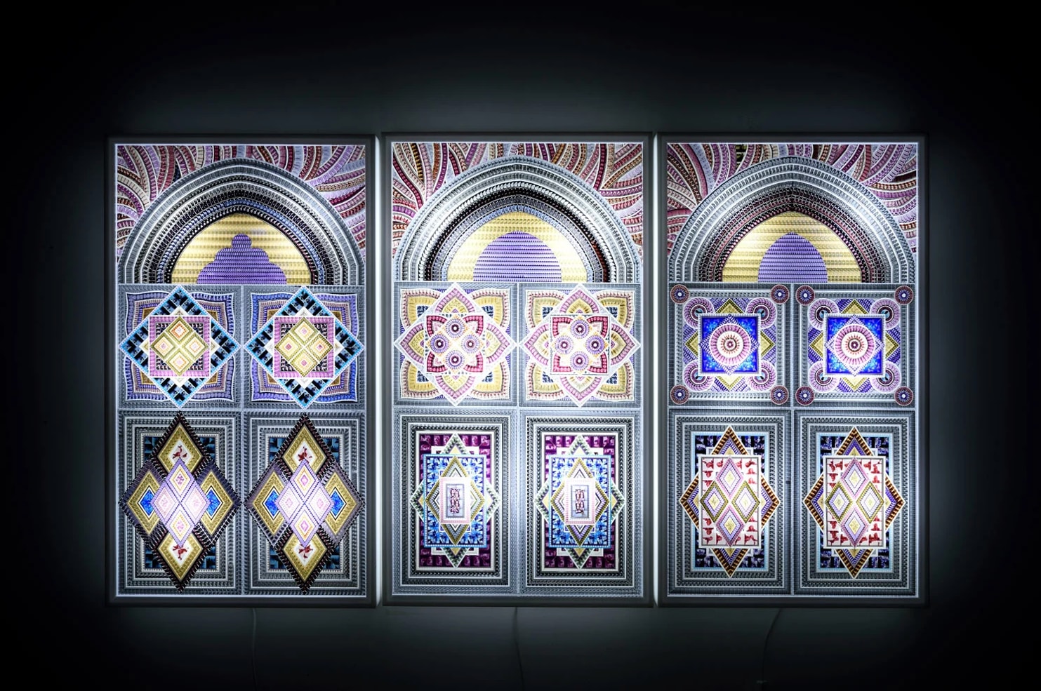 Kim Bumsu, Beyond Description (Triptych), 2016