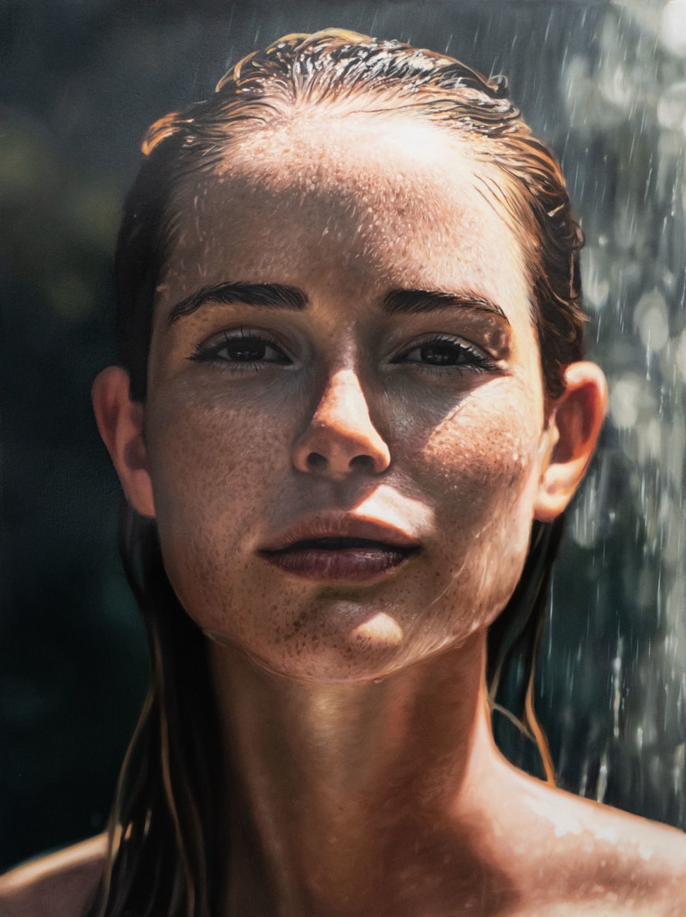 Yigal Ozeri, White Rush, 2025