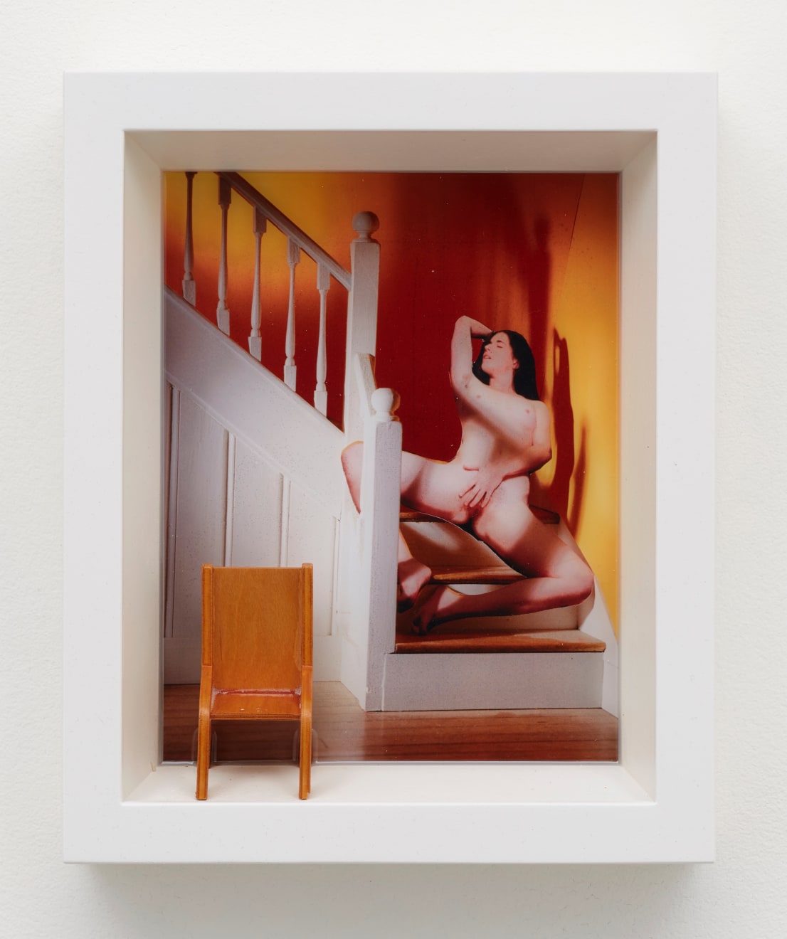 Laurie Simmons, Color Pictures/Deep Photos (Staircase/Orange Wall/Chair), 2007-2022