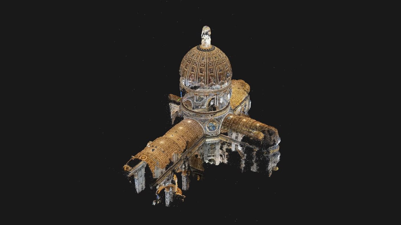 Philip Groening, Statistical View of St. Pietro - Diagonal, 2019