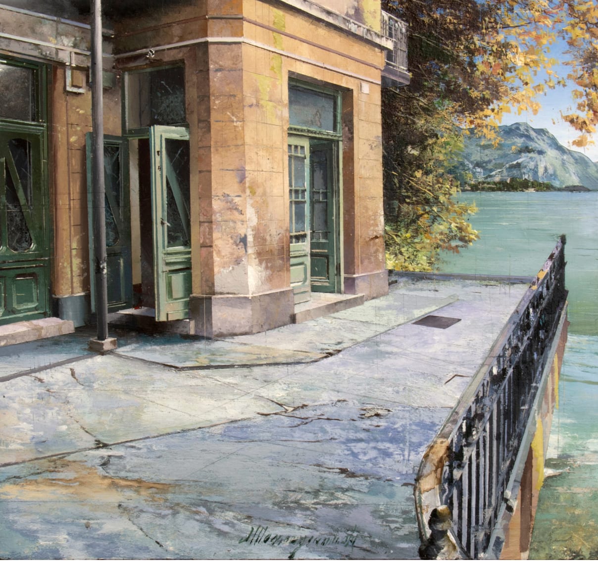 Matteo Massagrande, Ottobre al lago, 2023