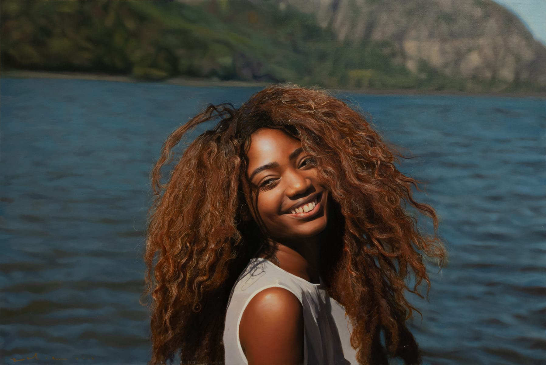 Yigal Ozeri, Untitled; Cristal, 2019