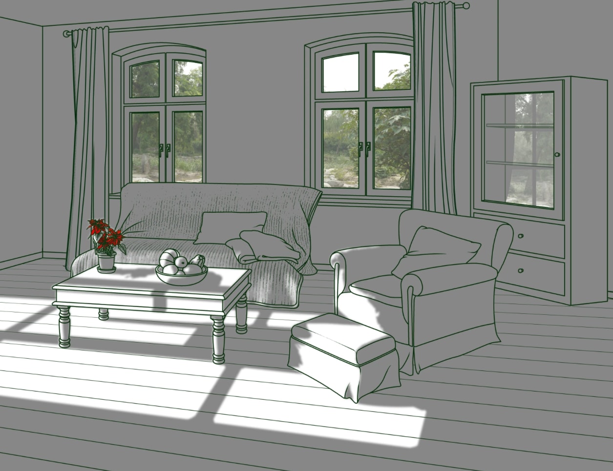 Hwang Seontae, The Space with Sunshine, 2018