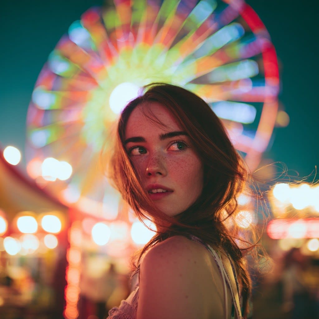 Yigal Ozeri, Ferris Wheel, 2025