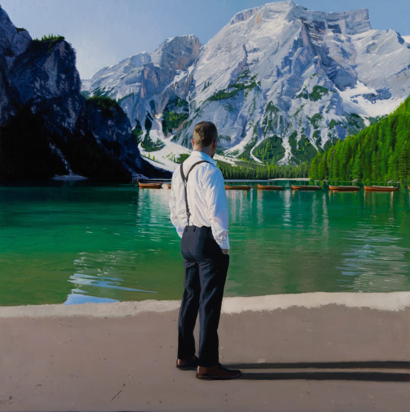 Iain Faulkner, Lago di Braies Morning, 2024