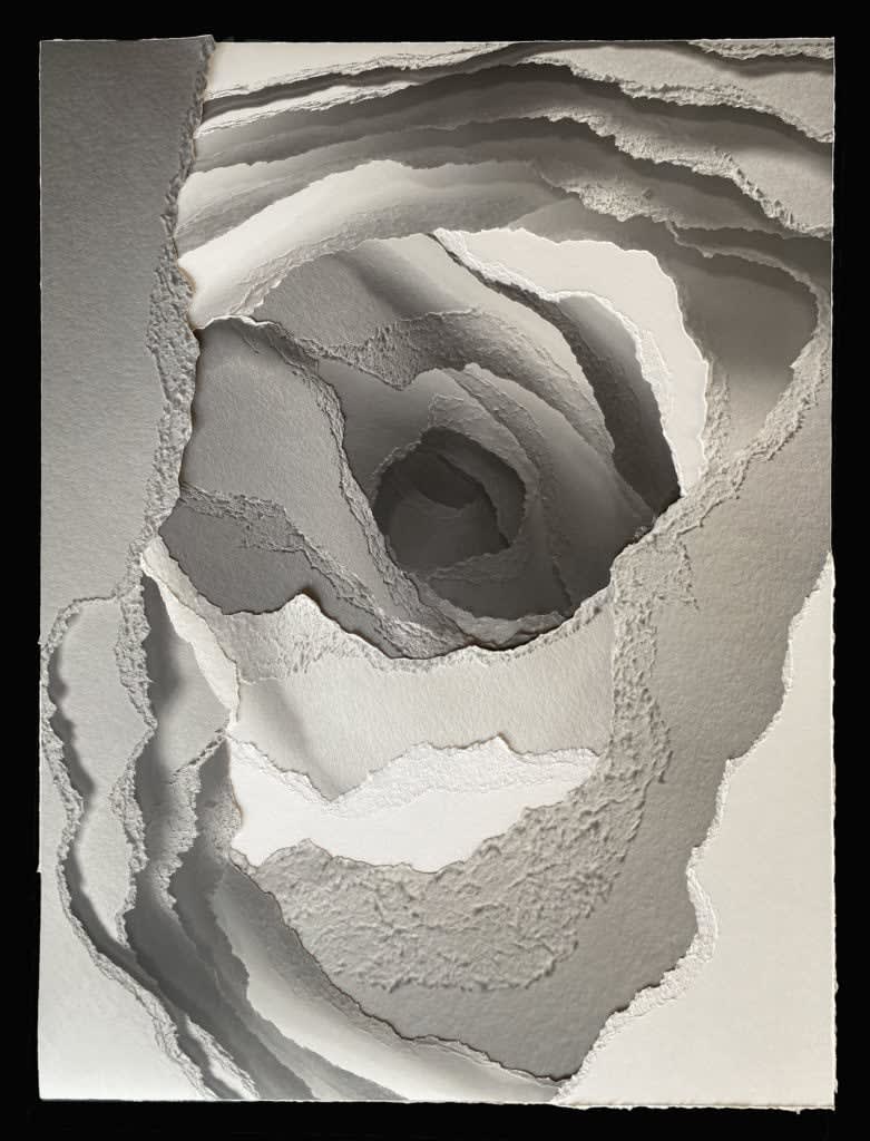 Angela Glajcar, 2022-021 Torn Portrait, 2022