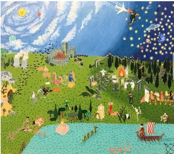 Anastasiya Tarasenko, George Washington Crossing the Delaware, 2019