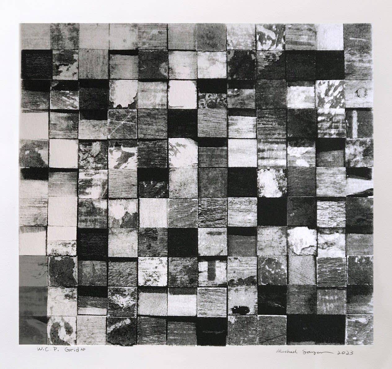 Michael Sanzone, Building Blocks Monochrome, 2022