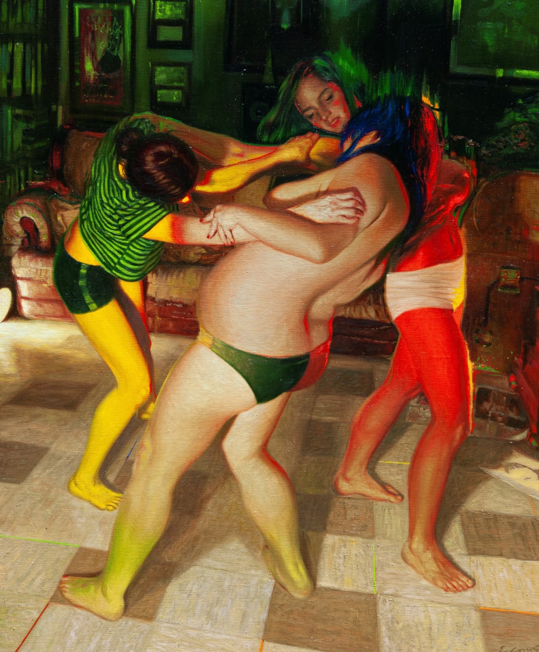 Edgar Cano, Chrome-Dance (Swallow Me Earth), 2022-24