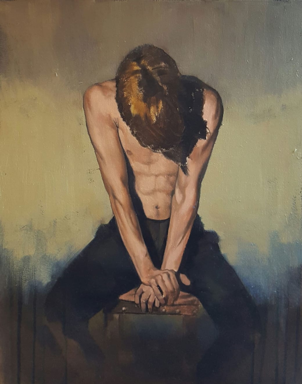 Christopher Thompson, Seated Figure, 2017