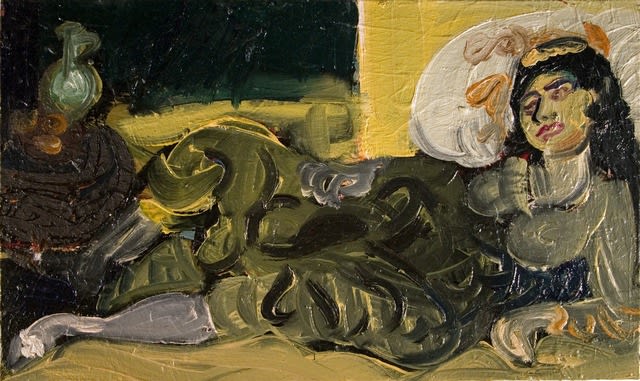 Ofir Dor, Reclined Woman (study after Renoir), 2020