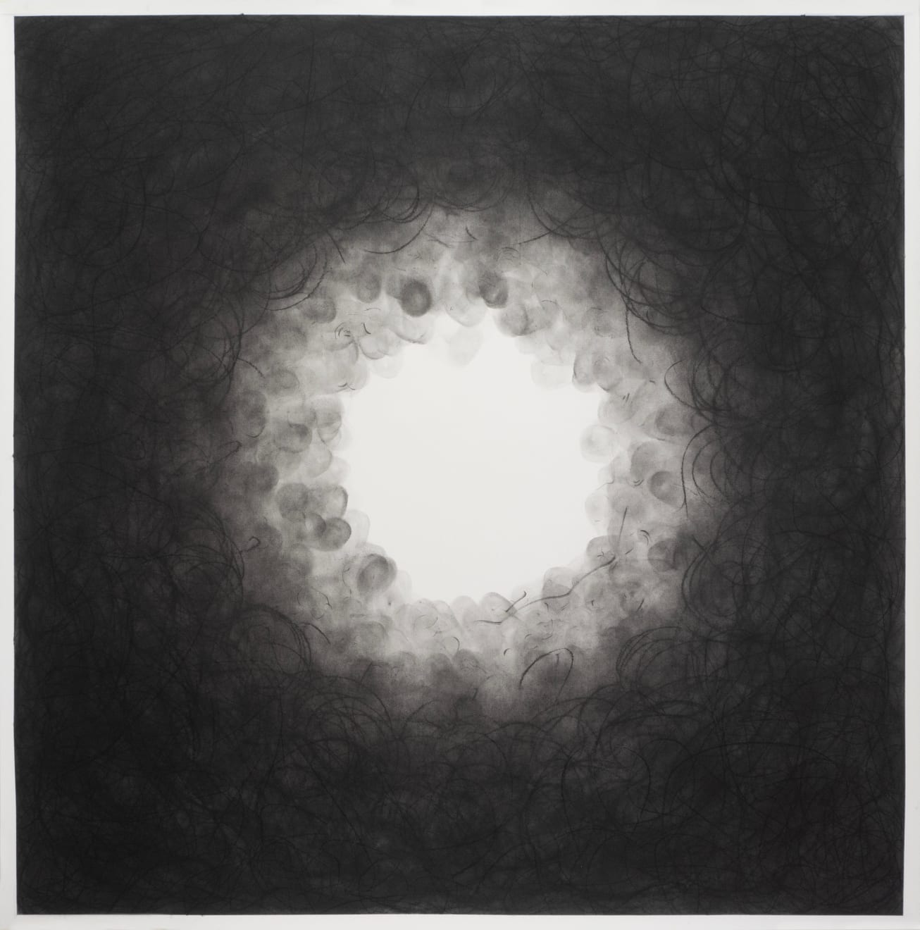 M.Lohrum, Black Field: Feet Drawings Series #10, 2023