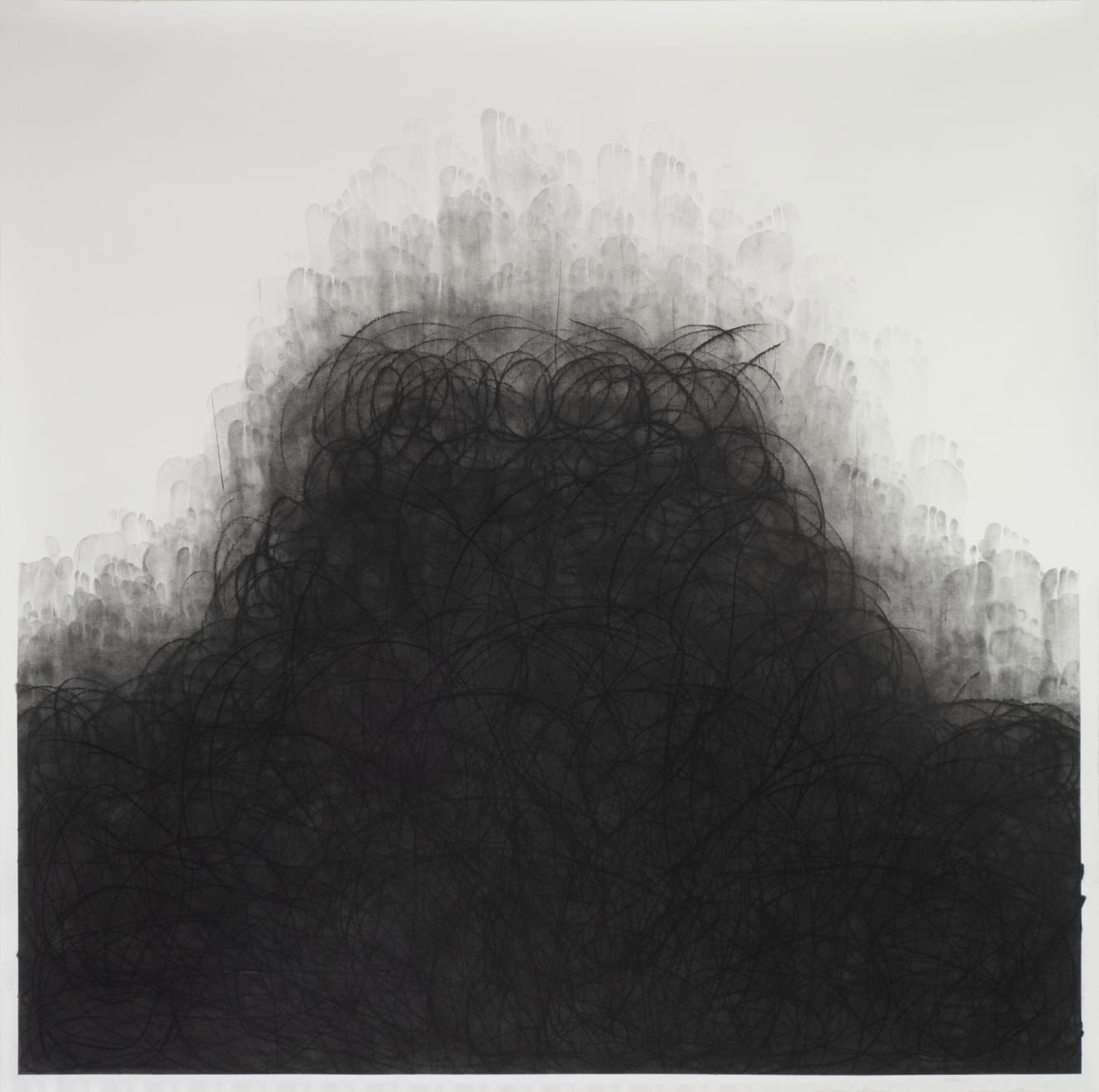 M.Lohrum, Black Field: Feet Drawings Series #11, 2023
