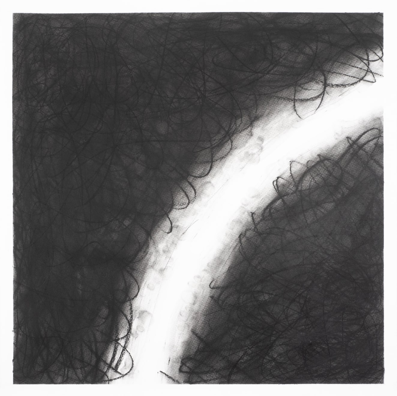 M.Lohrum, Black Field: Feet Drawings Series #16, 2023