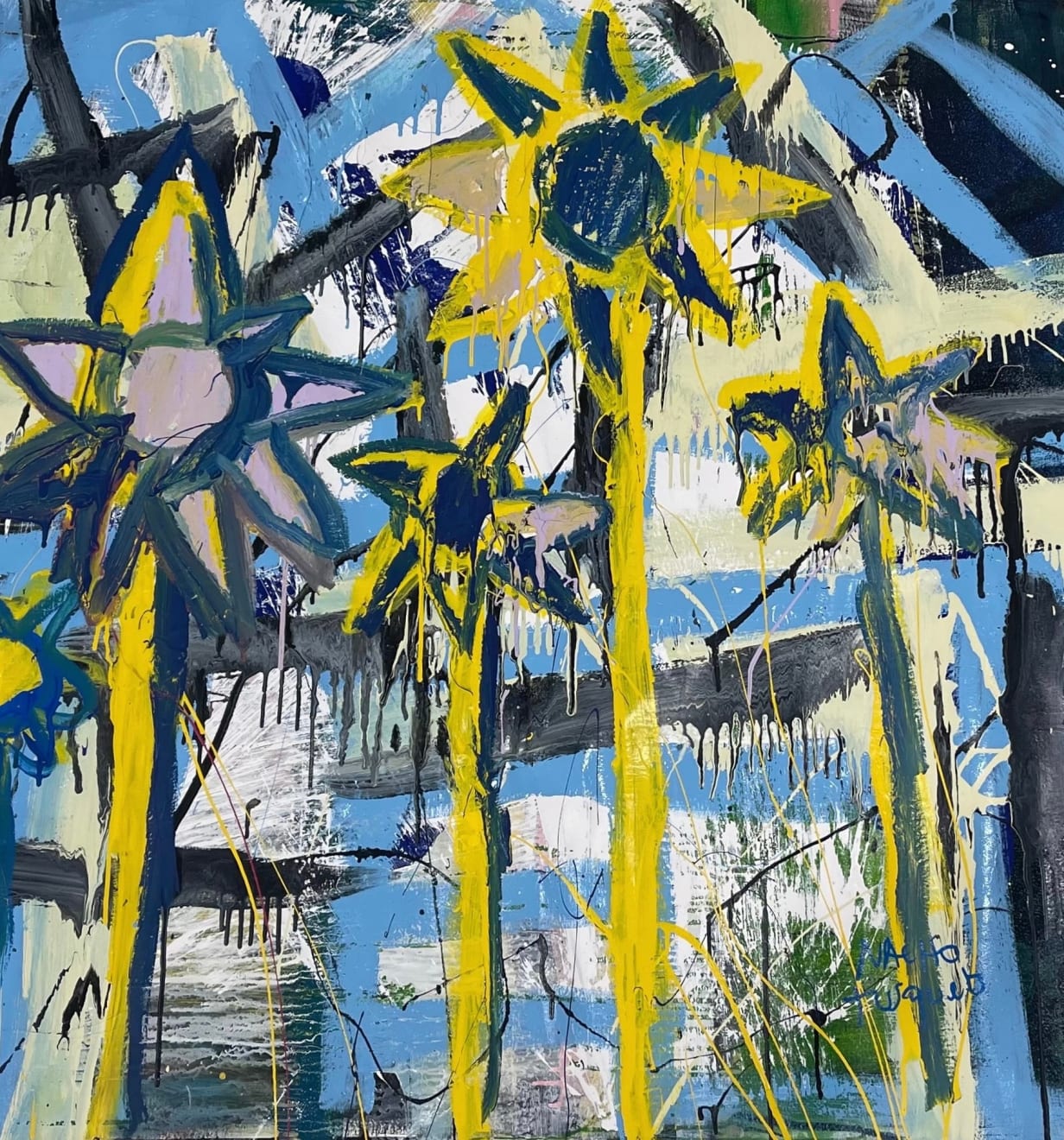 Nacho Tusquets, Flores raras 6 amarillas, 2023