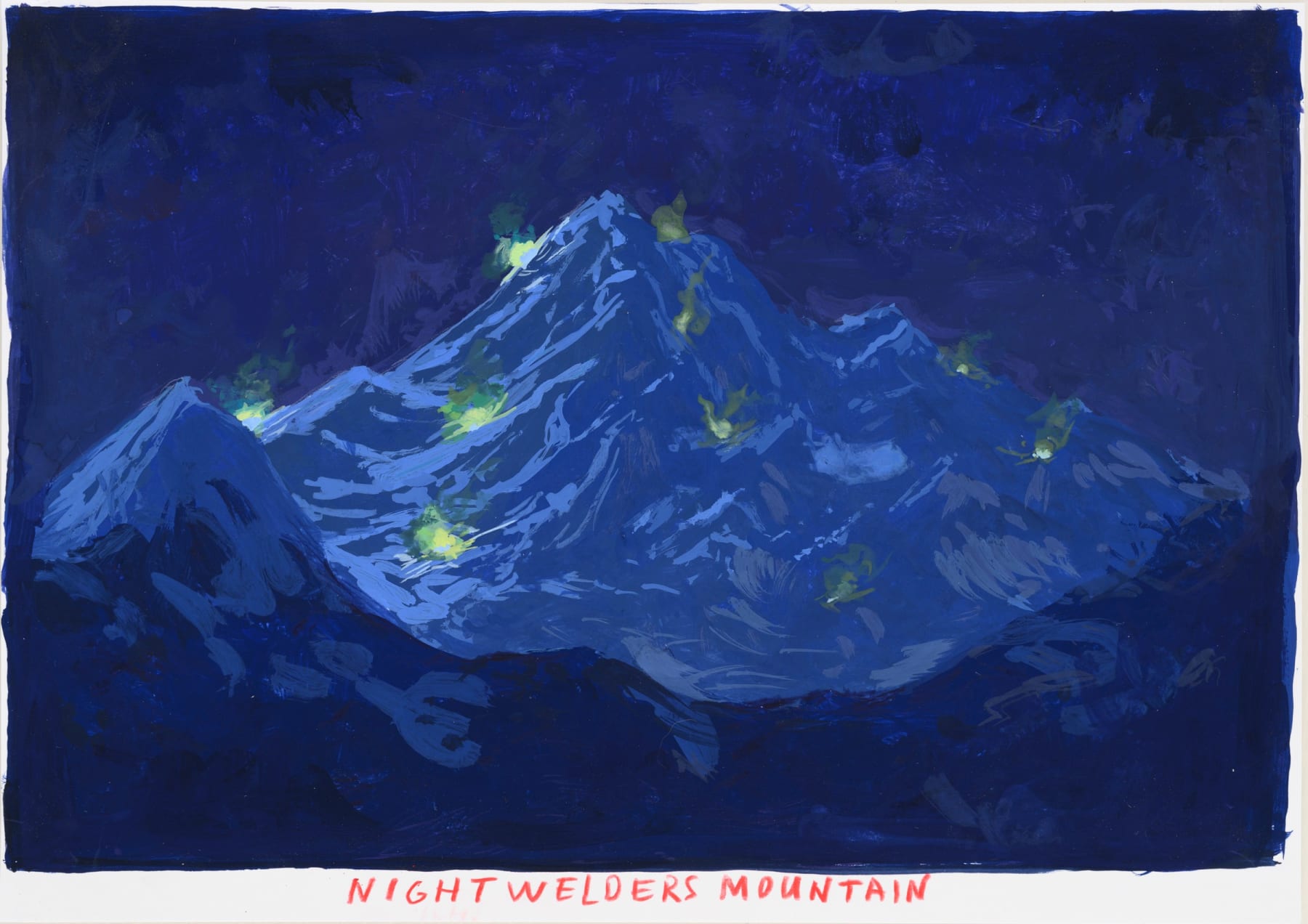 Toni van Tiel, Night Welders Mountain, 2023