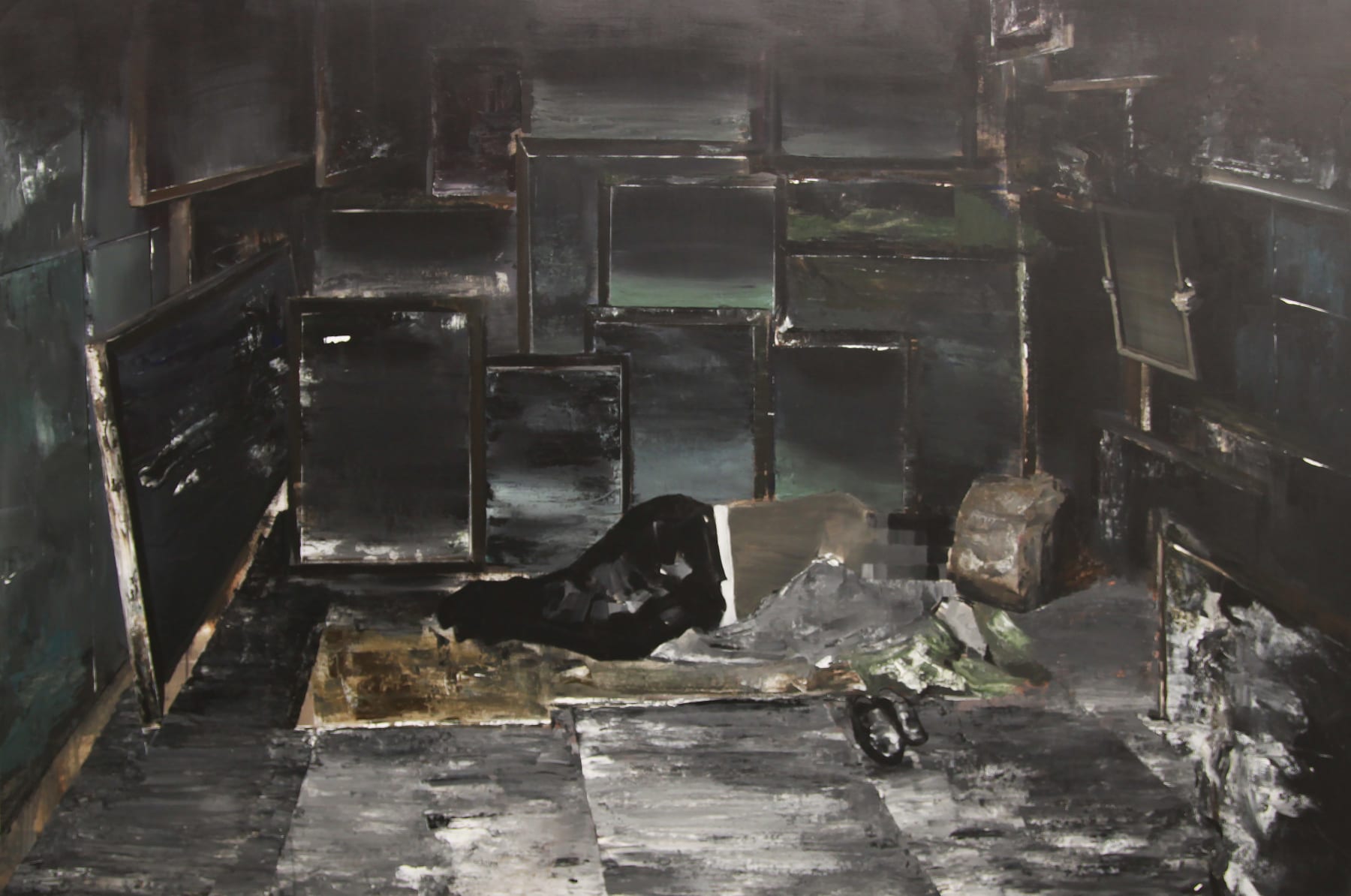 Jisan Ahn, The Unknown Painter, 2011