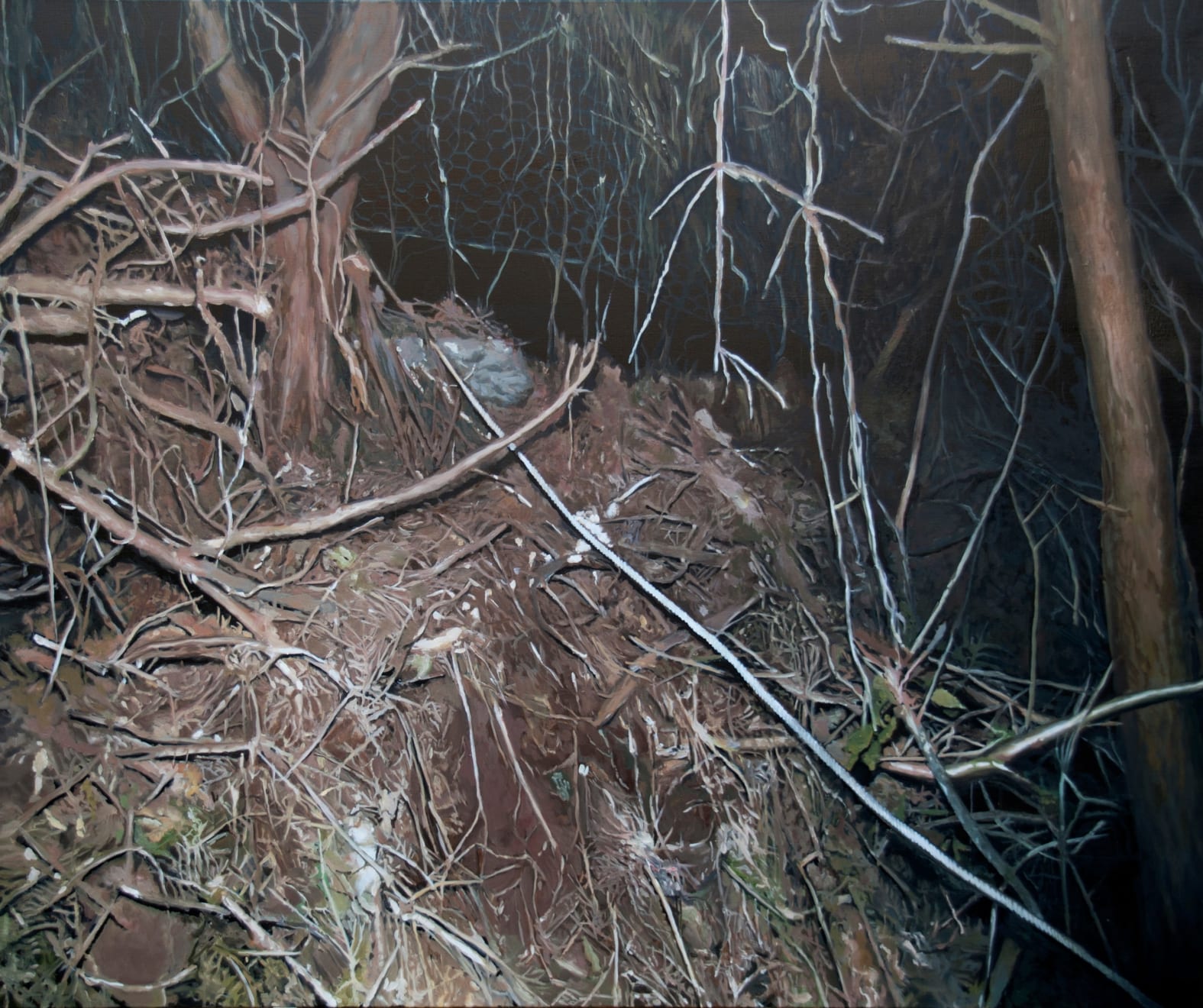 Jisan Ahn, The Hunt (with a Loose Rope), 2014