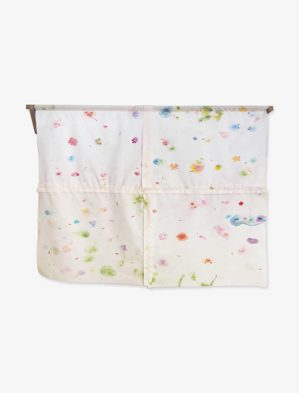 Work on fabric by Agnes Waruguru Spotted Belly See on view at GALERIE FARAH FAKHRI Abidjan, Ivory Coast