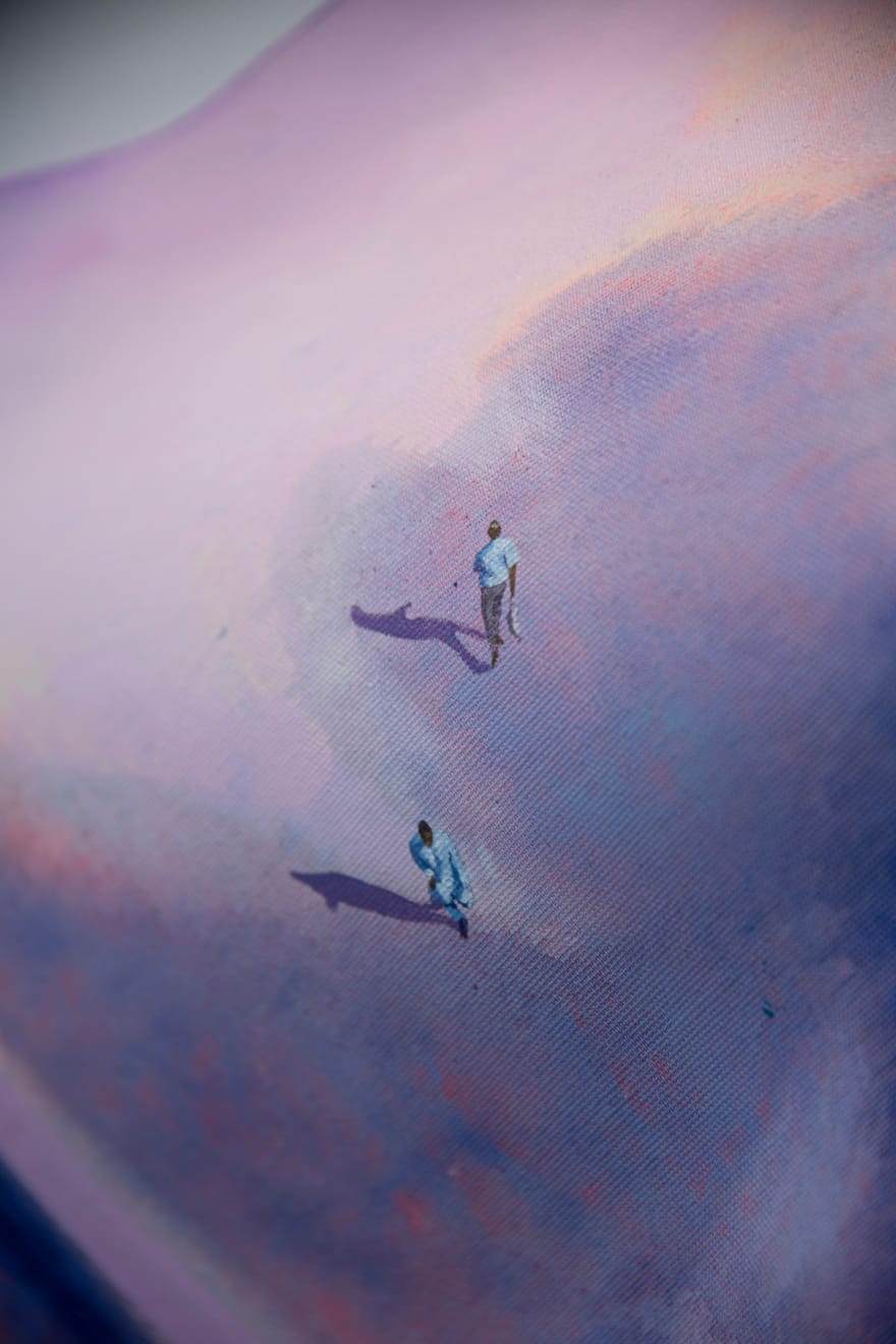 BÉCHIR BOUSSANDEL, De l’autre côté de la montagne, 2025