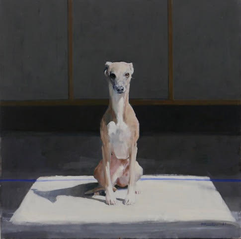 Pieter Pander, Hondje in daklicht. nr. 3., 2021