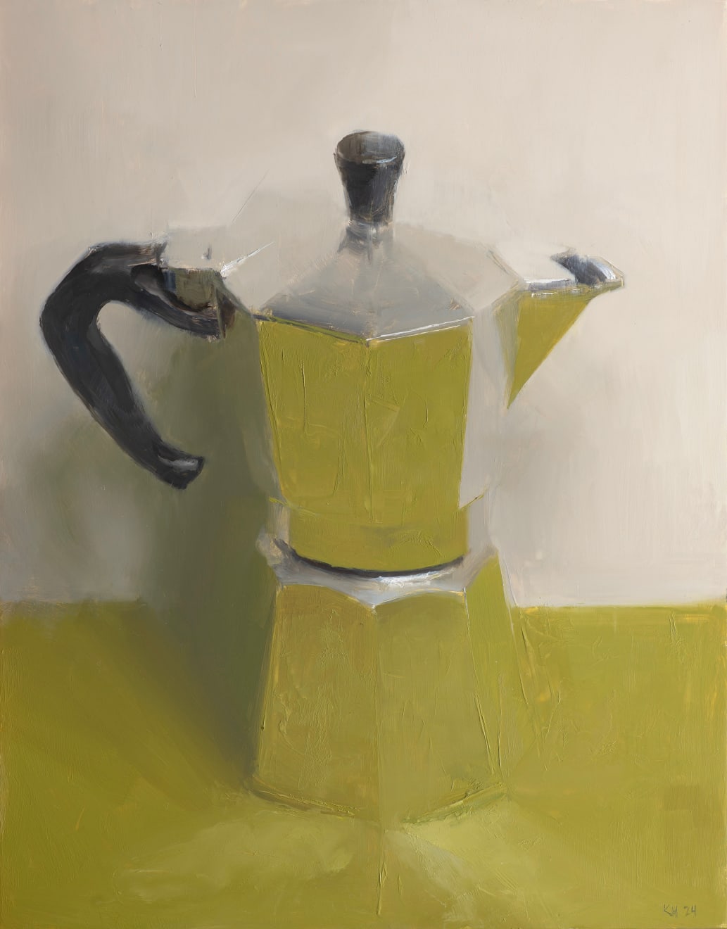 Kenny Harris, Moka With Chartreuse, 2024