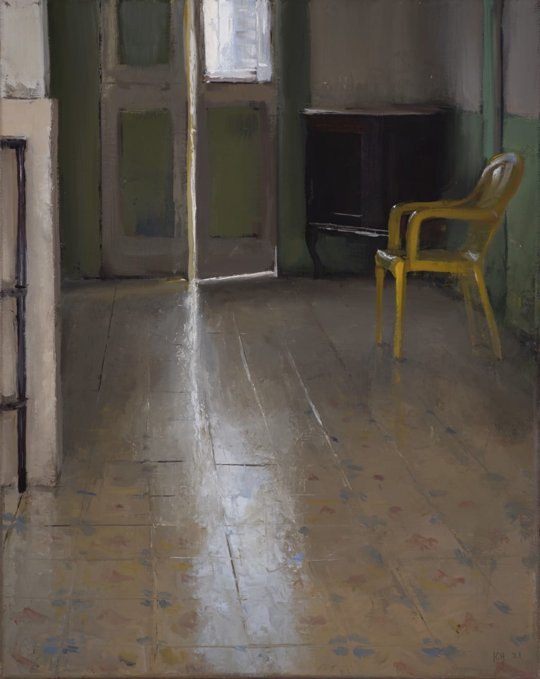 Kenny Harris, Yellow Chair , 2021