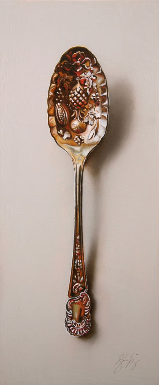 Leslie Lewis Sigler, Silver Spoon #244, The Seraph, 2023