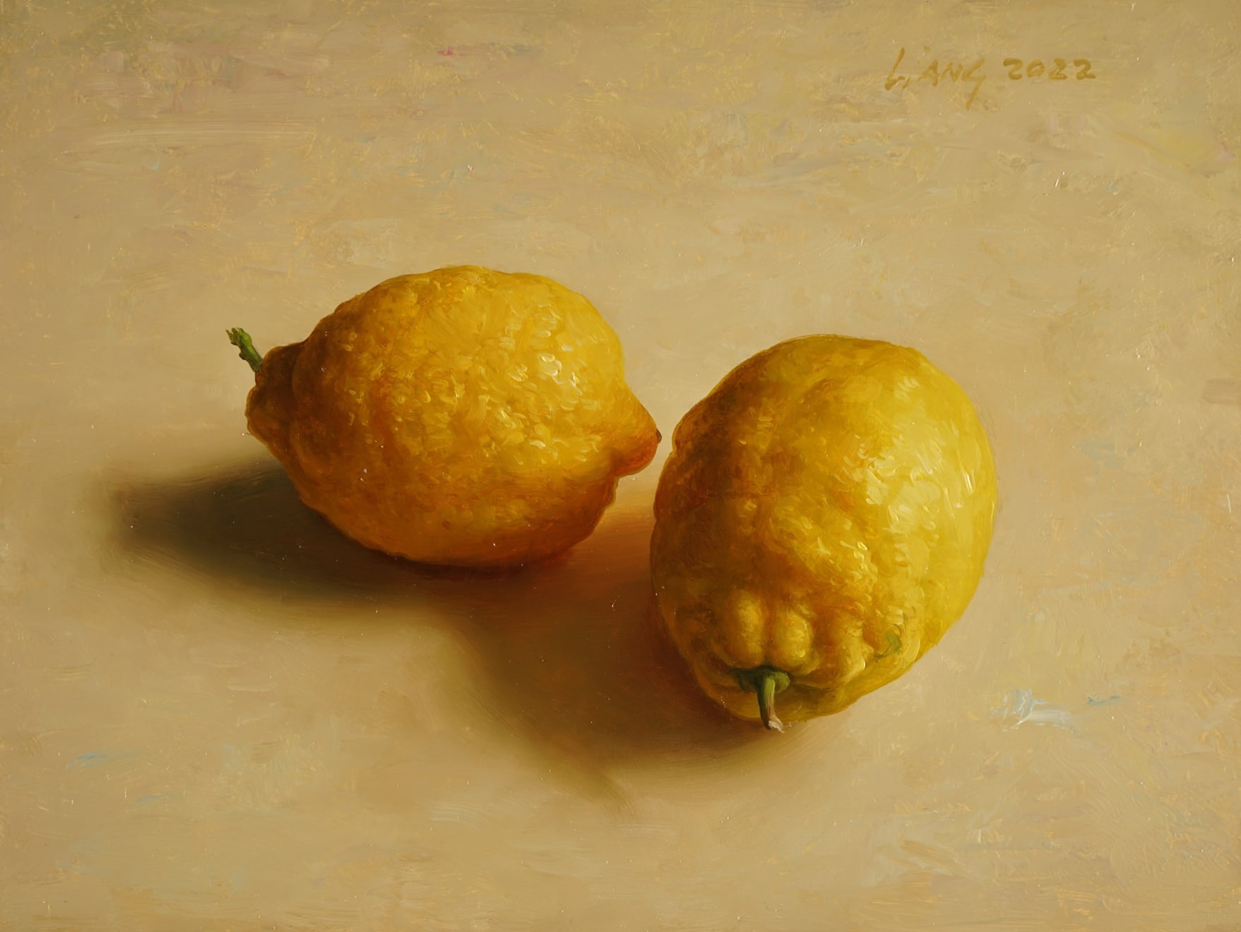 Qiangli Liang, Twee citroenen, 2022