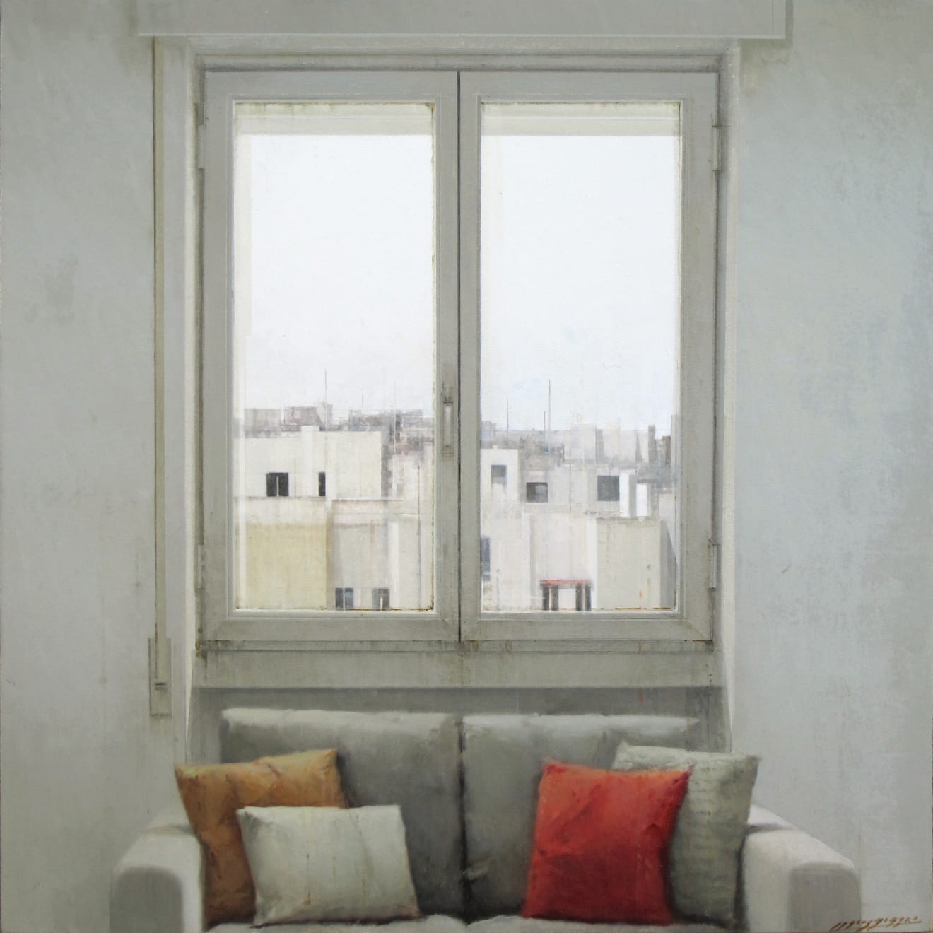Carlos Morago, Sillón y ventana, 2020