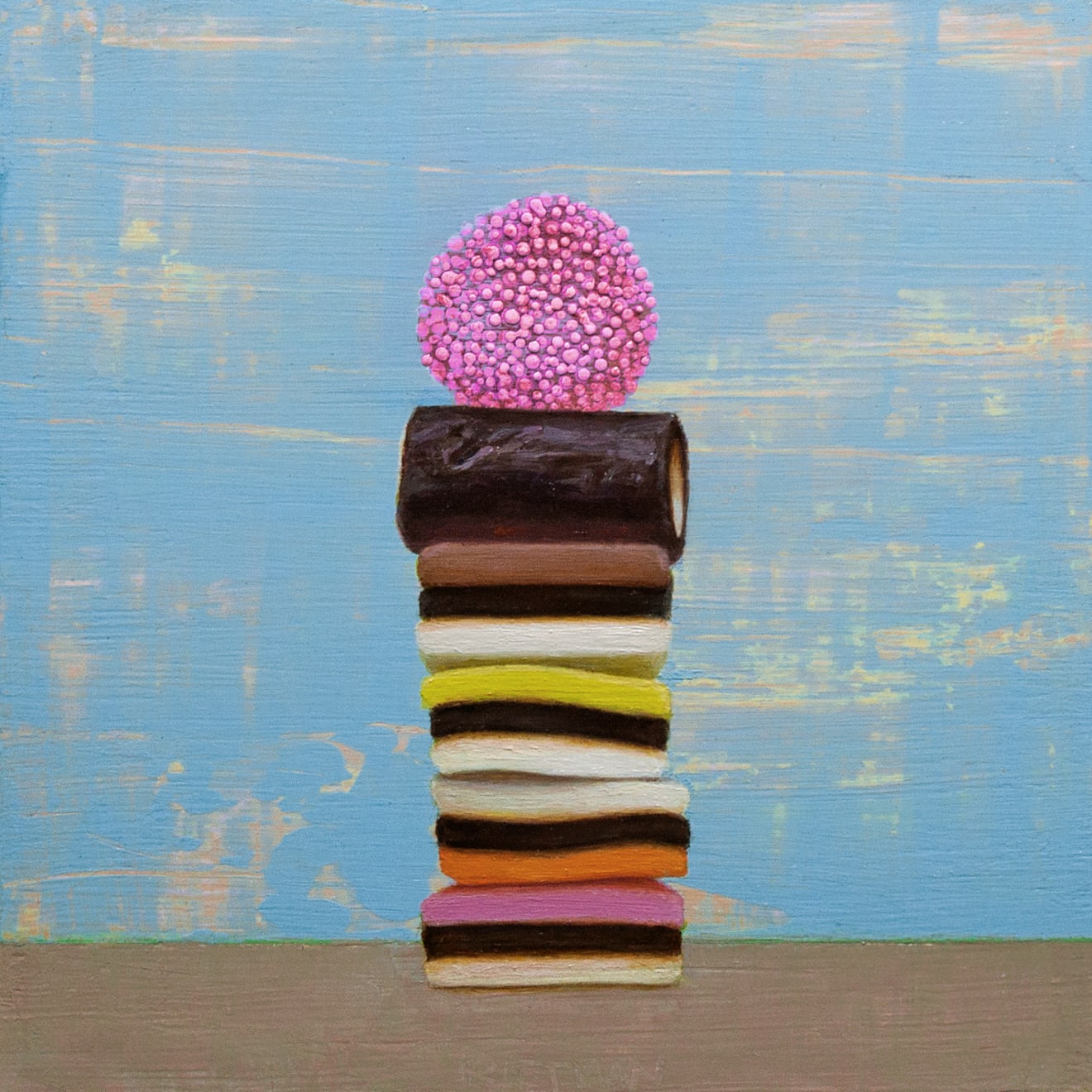 Stijn Rietman, Liquorice Allsorts Stacking I, 2024
