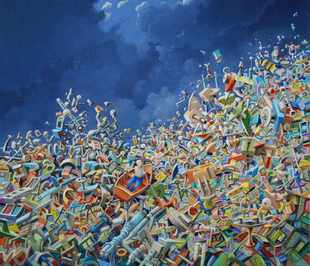 Hans Deuss, Woelige baren, 2019