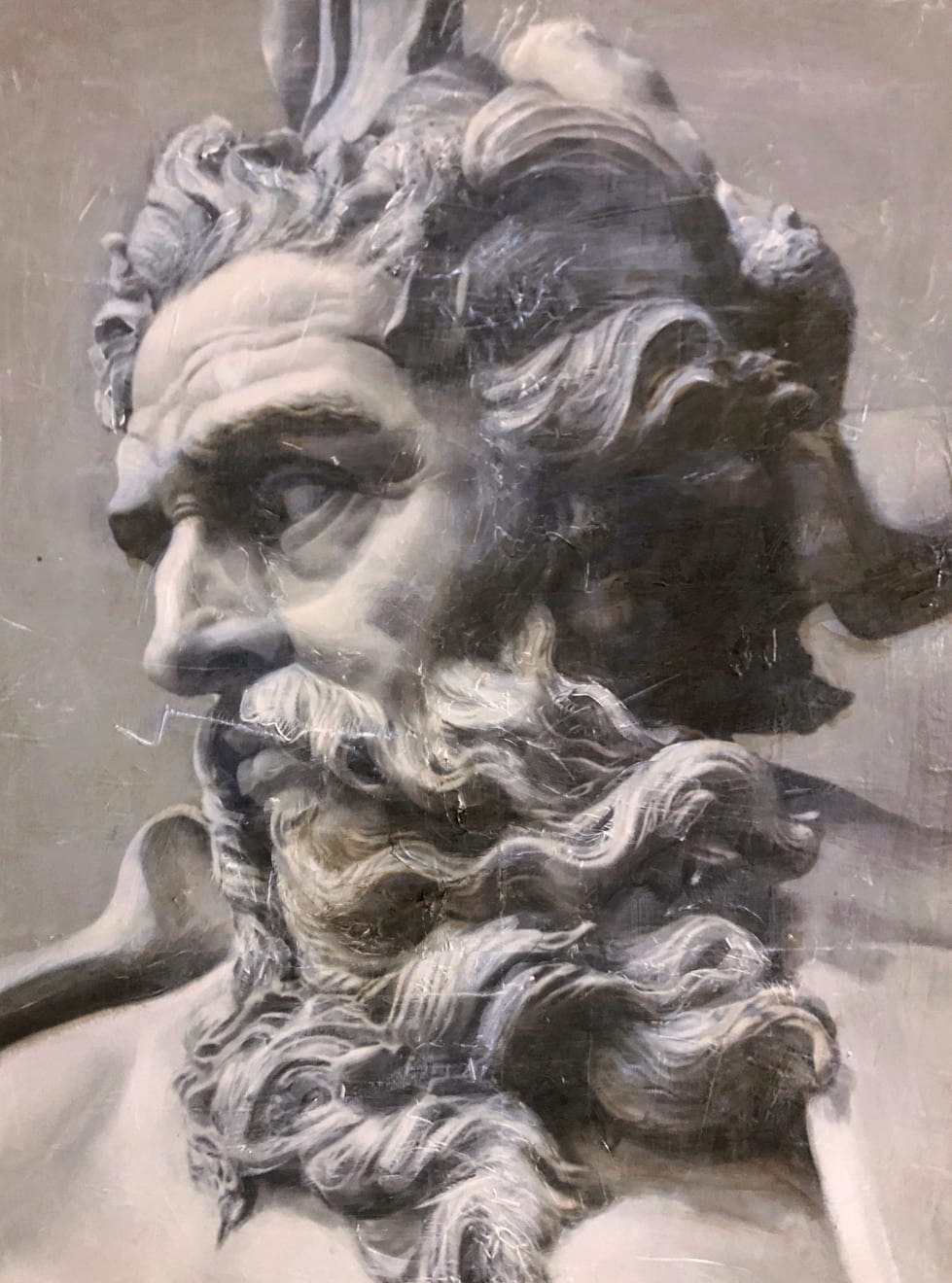 Lavely Miller, Statue Head #1, 2022