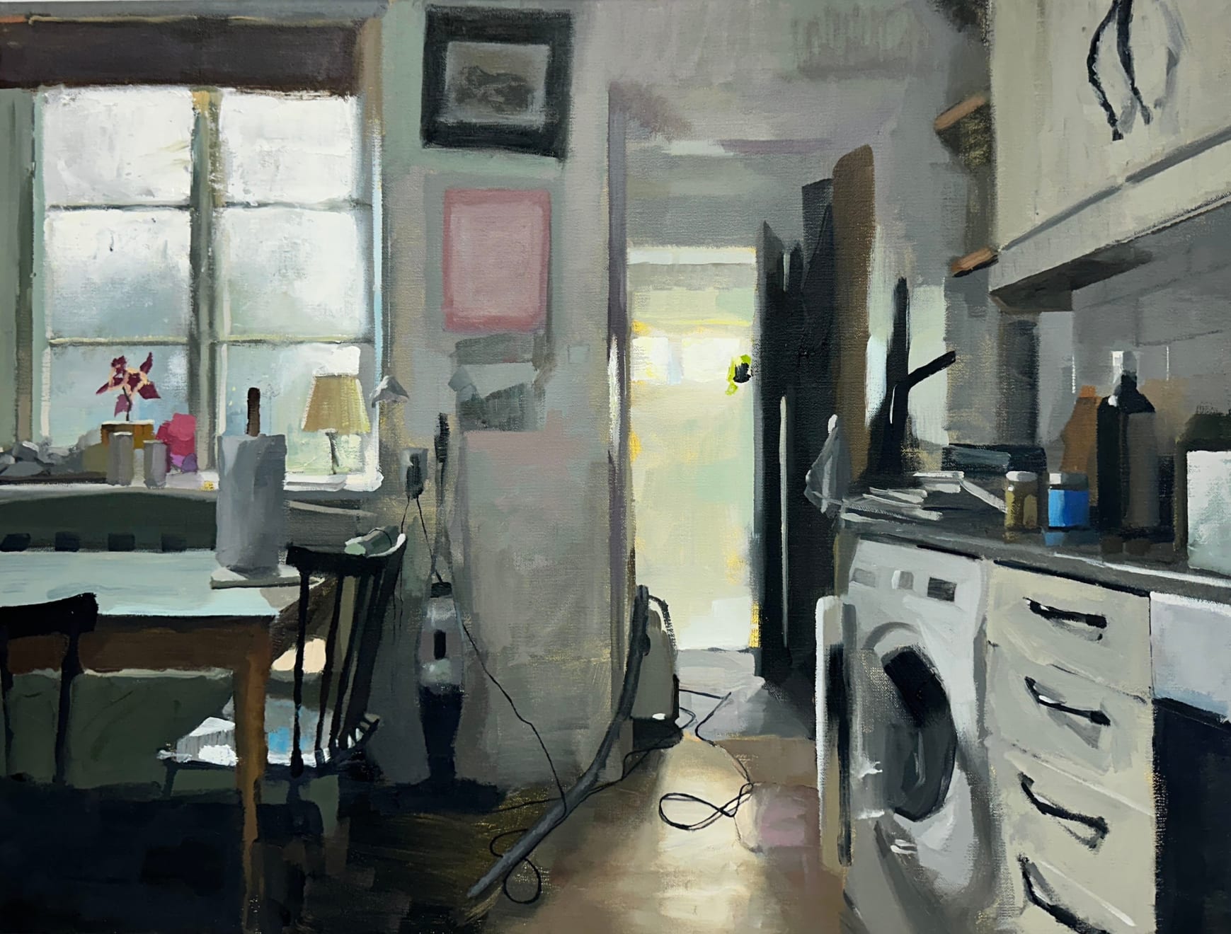 Gustav Sundin, Homework - Morning in the kitchen, 2024