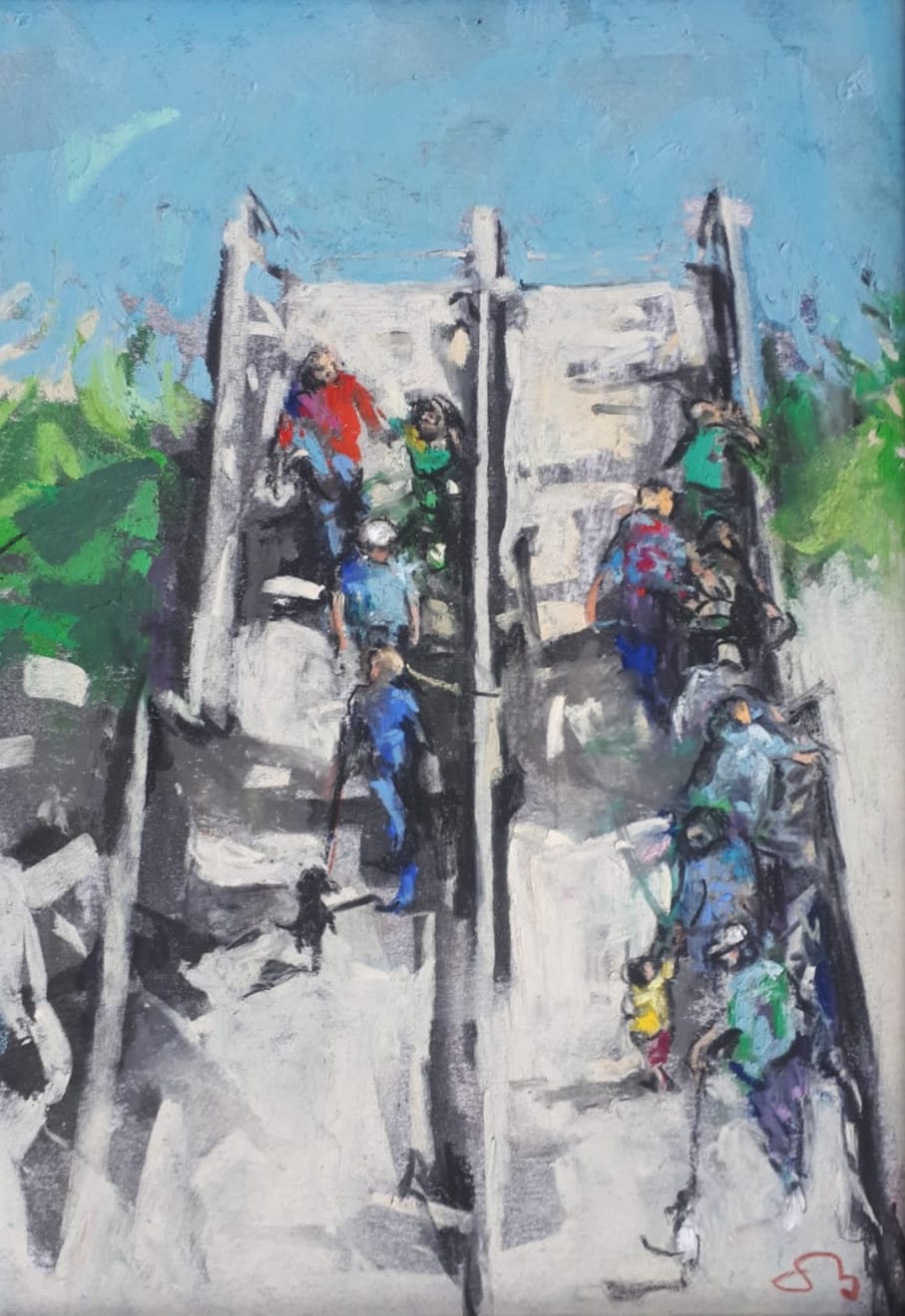 Onno Boerwinkel, Strandtrap II, 2021