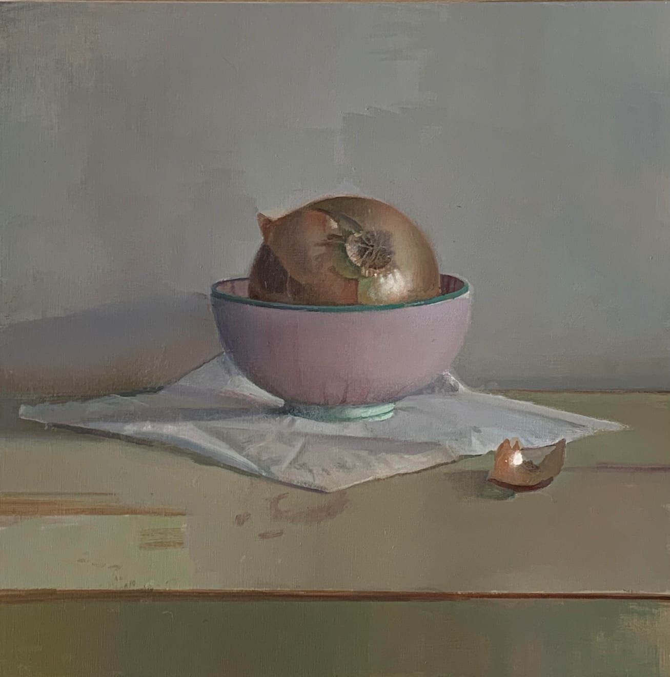 Shira Avidor, Onion in bowl, 2021