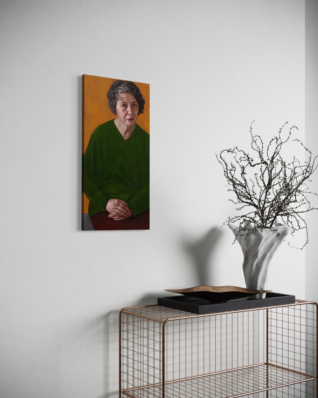 Rosa Boomsma, Woman in Yellow and Green, 2023