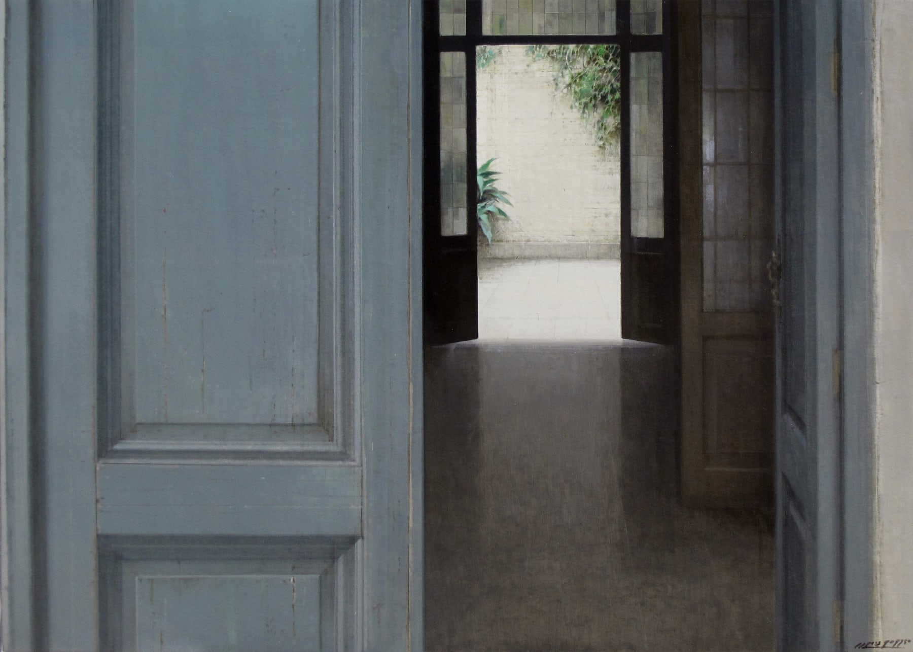Carlos Morago, Entrada al patio II, 2021