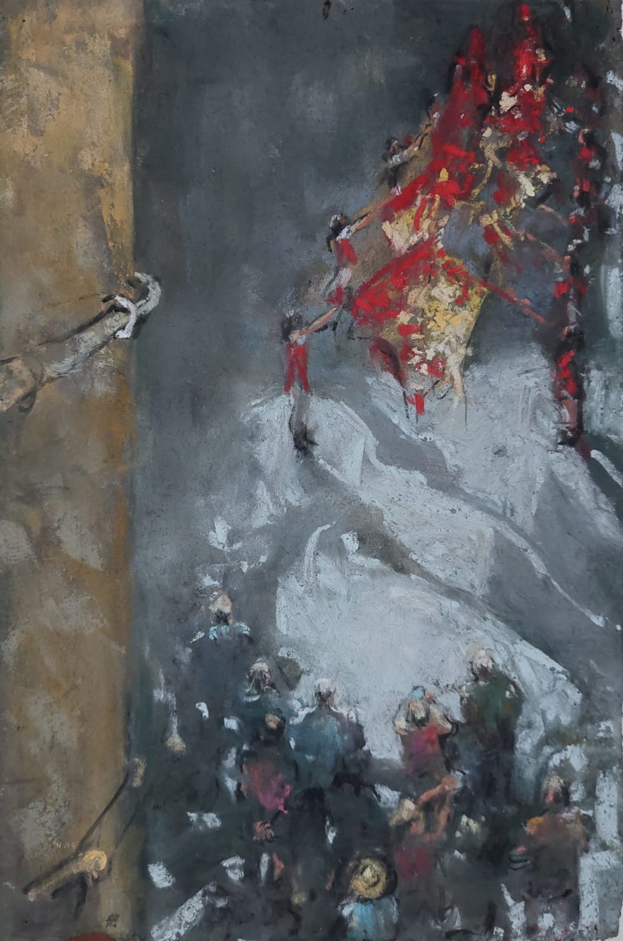 Onno Boerwinkel, Vaandelzwaaiers - Siena, 2024