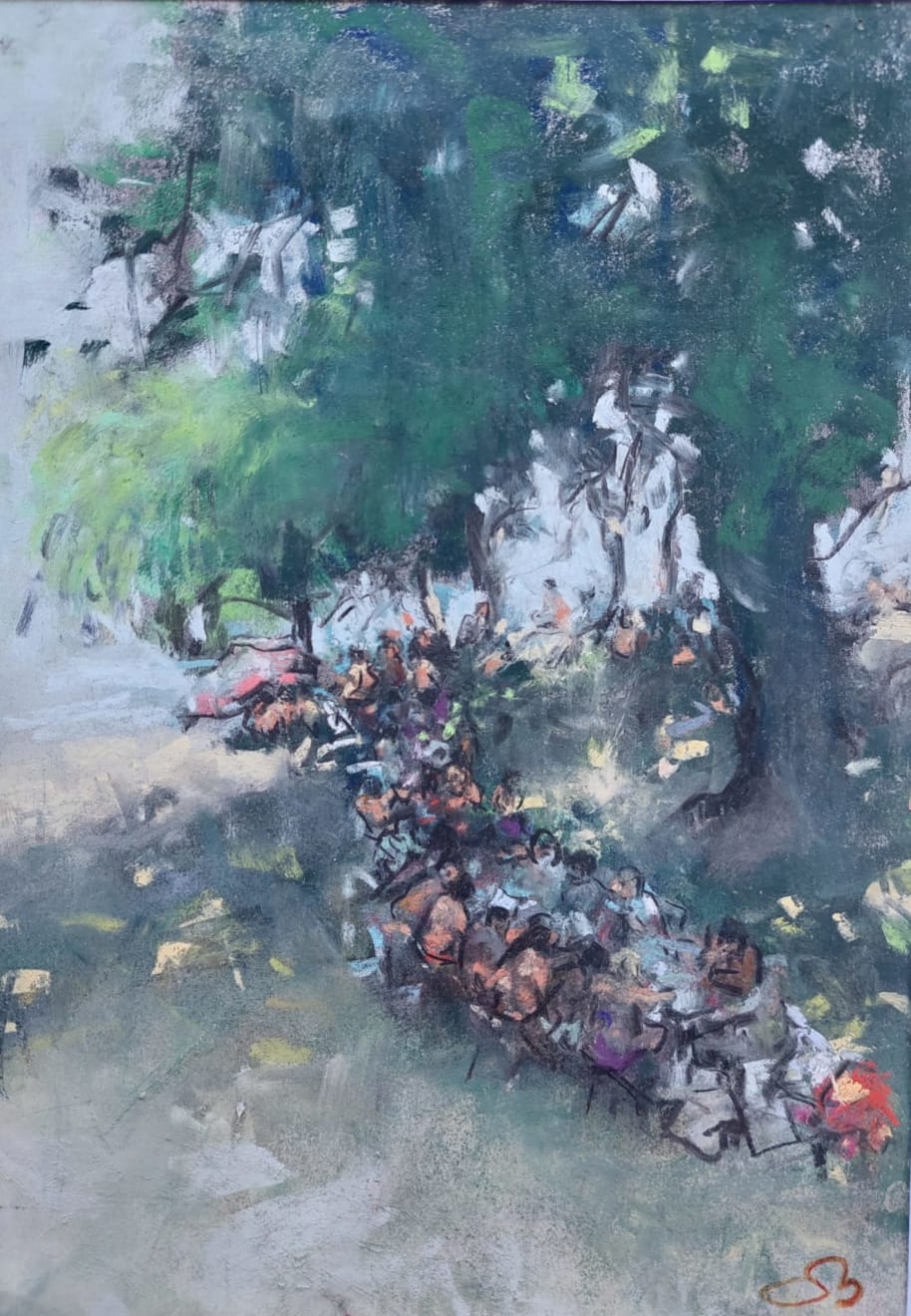 Onno Boerwinkel, Al Lago - tutti a tavola II, 2022
