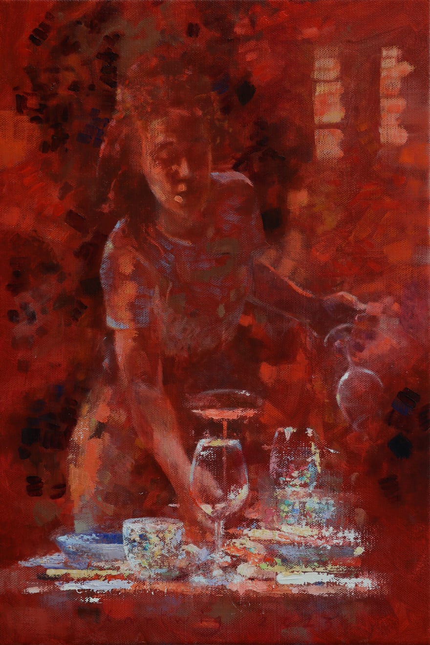Peter Hartwig, Glazen, 2023