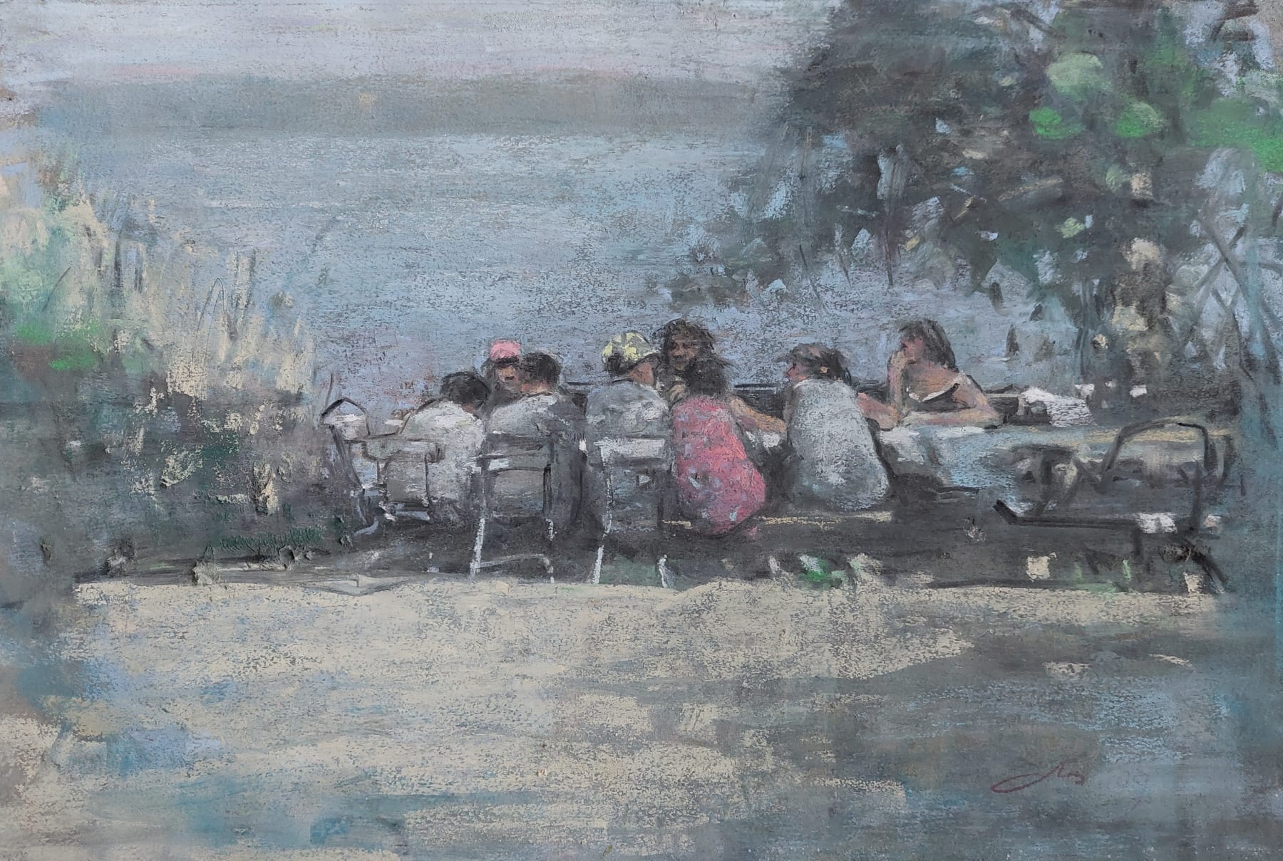 Onno Boerwinkel, Una domenica al lago, 2022