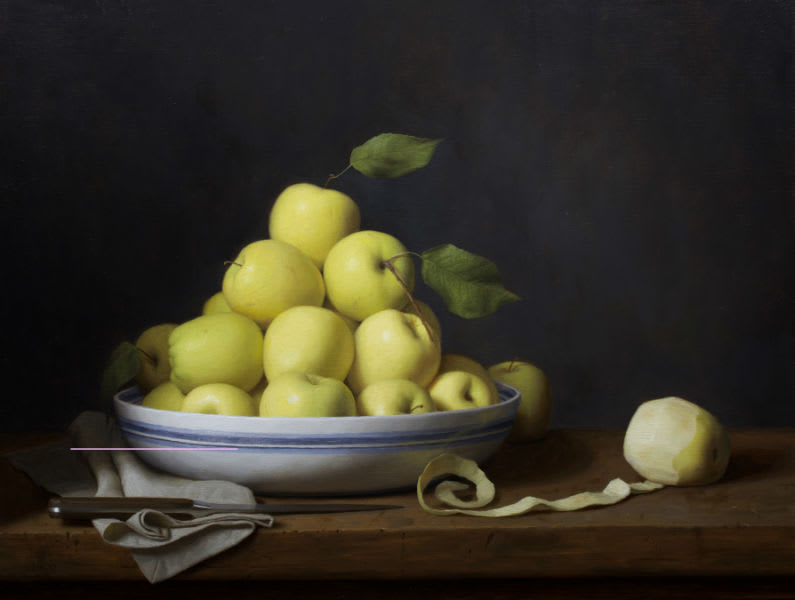 Justin Wood, Bowl of Apples, 2019