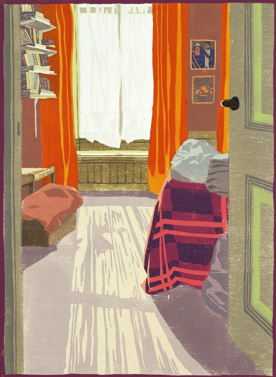 Eline Brontsema, Euvelgunnerheem, Doorkijkje slaapkamer, 2021